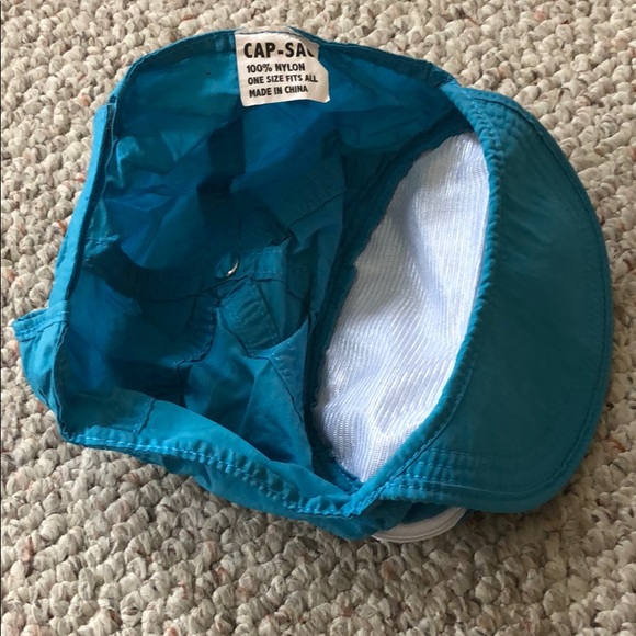 Turquoise Cap Sack - Picture 4 of 5